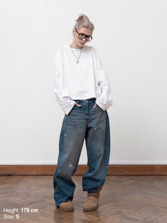 BAGGY LONGSLEEVE - WHITE