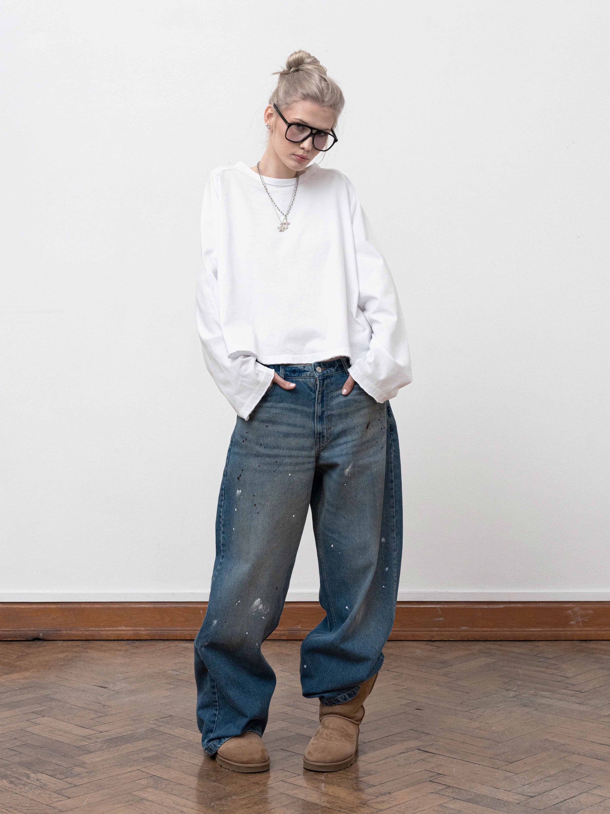 BAGGY LONGSLEEVE – WEISS