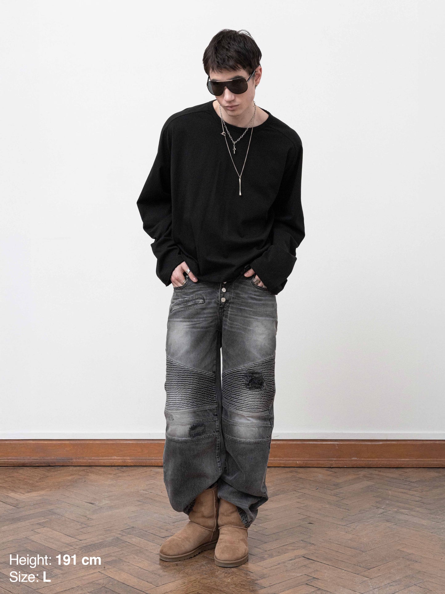 BAGGY LONGSLEEVE - BLACK