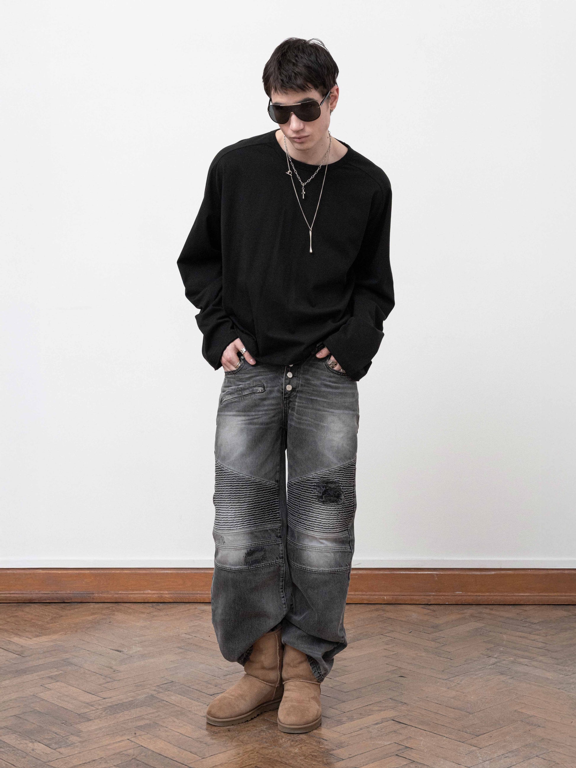 BAGGY LONGSLEEVE – SCHWARZ