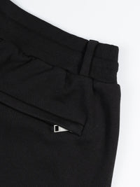 THE BLANC MAXI SHORTS - BLACK