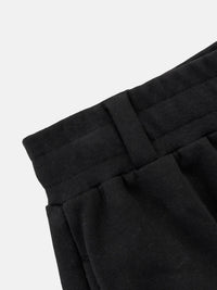 THE BLANC MAXI SHORTS - BLACK