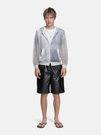MESH HOODIE - WHITE