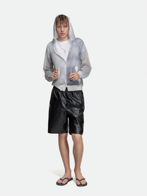 MESH HOODIE - WHITE