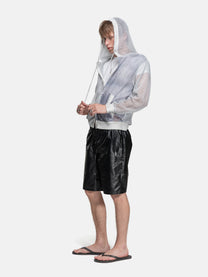 MESH HOODIE - WHITE