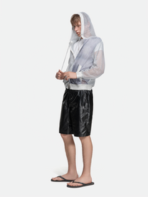 MESH HOODIE - WHITE