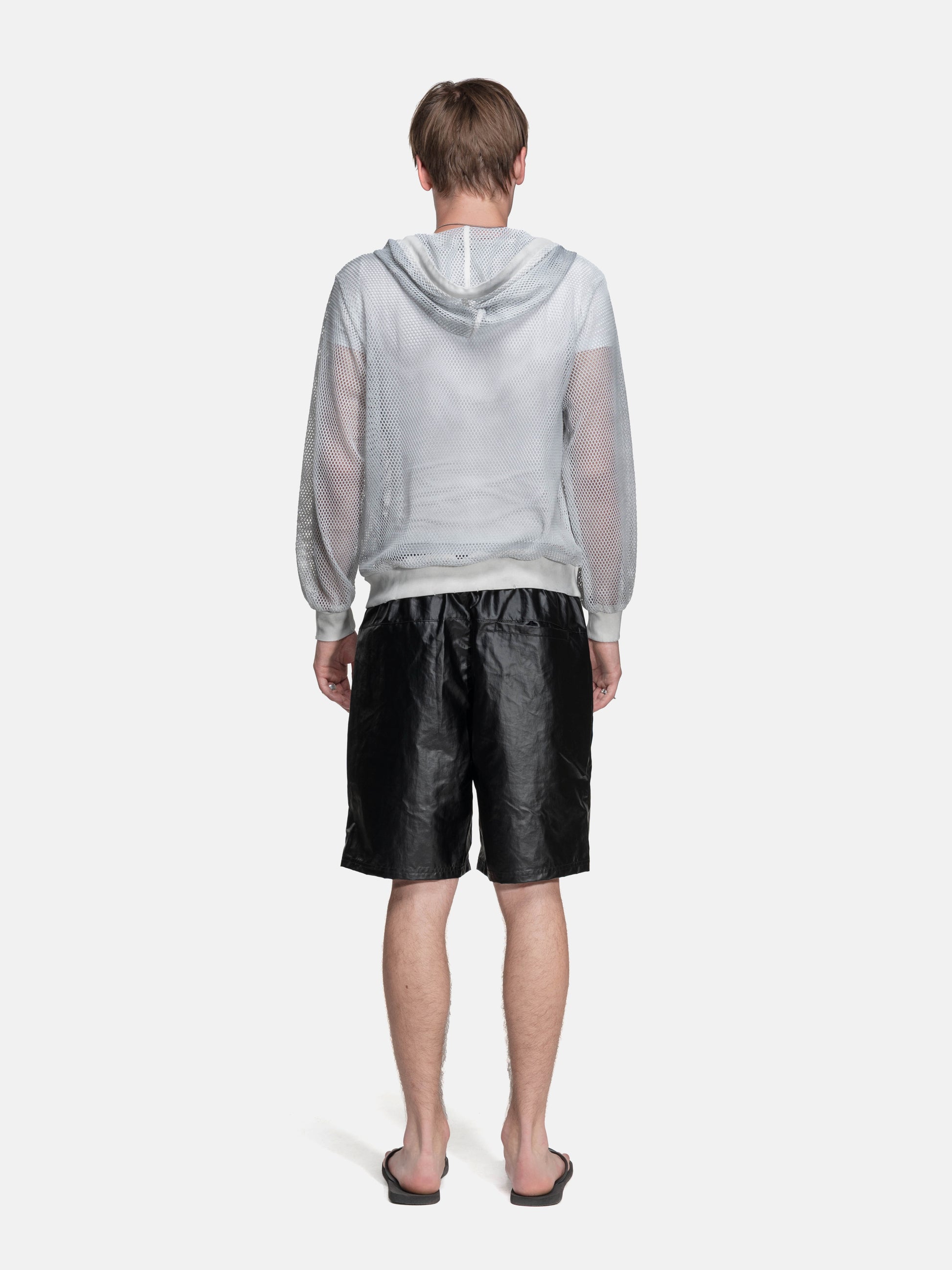 MESH HOODIE - WHITE
