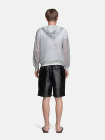 MESH HOODIE - WHITE