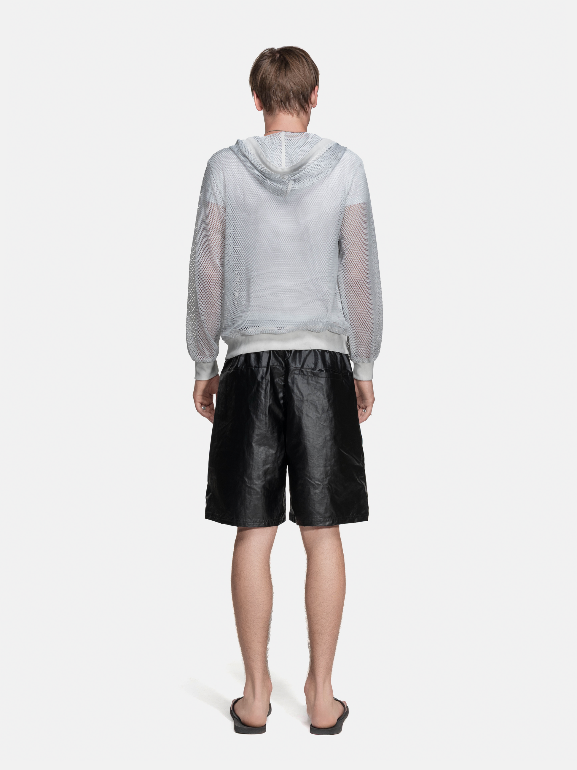 MESH HOODIE - WHITE