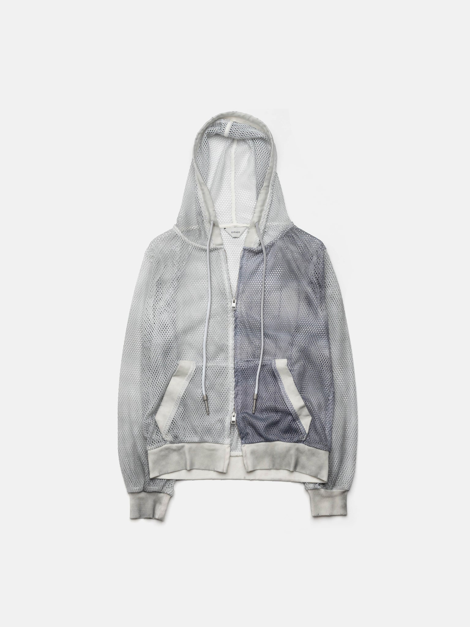 MESH HOODIE - WHITE