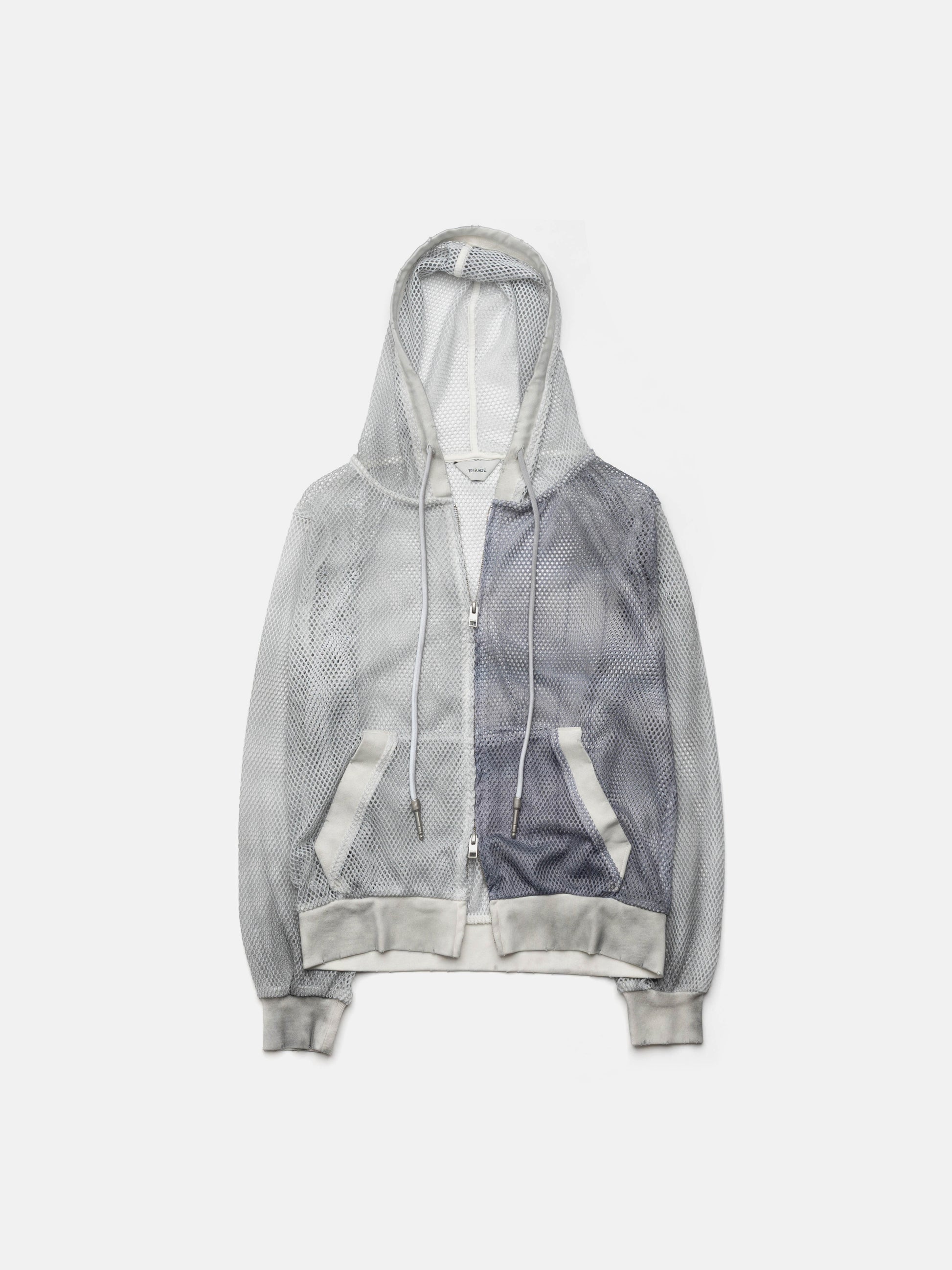 MESH HOODIE - WHITE