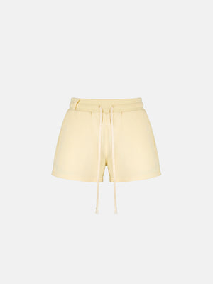 THE BLANC MINI SHORTS - VINTAGE YELLOW