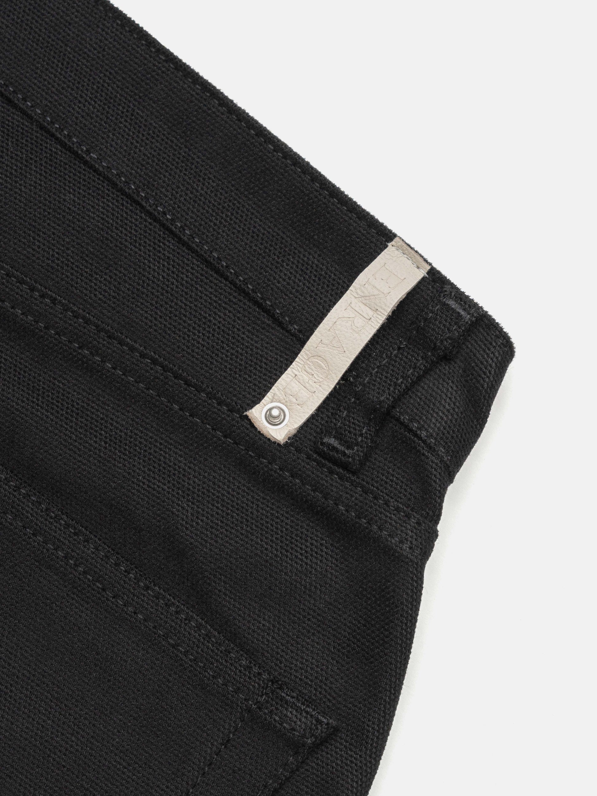 OFFIZIERSHOSEN – SCHWARZES CANVAS