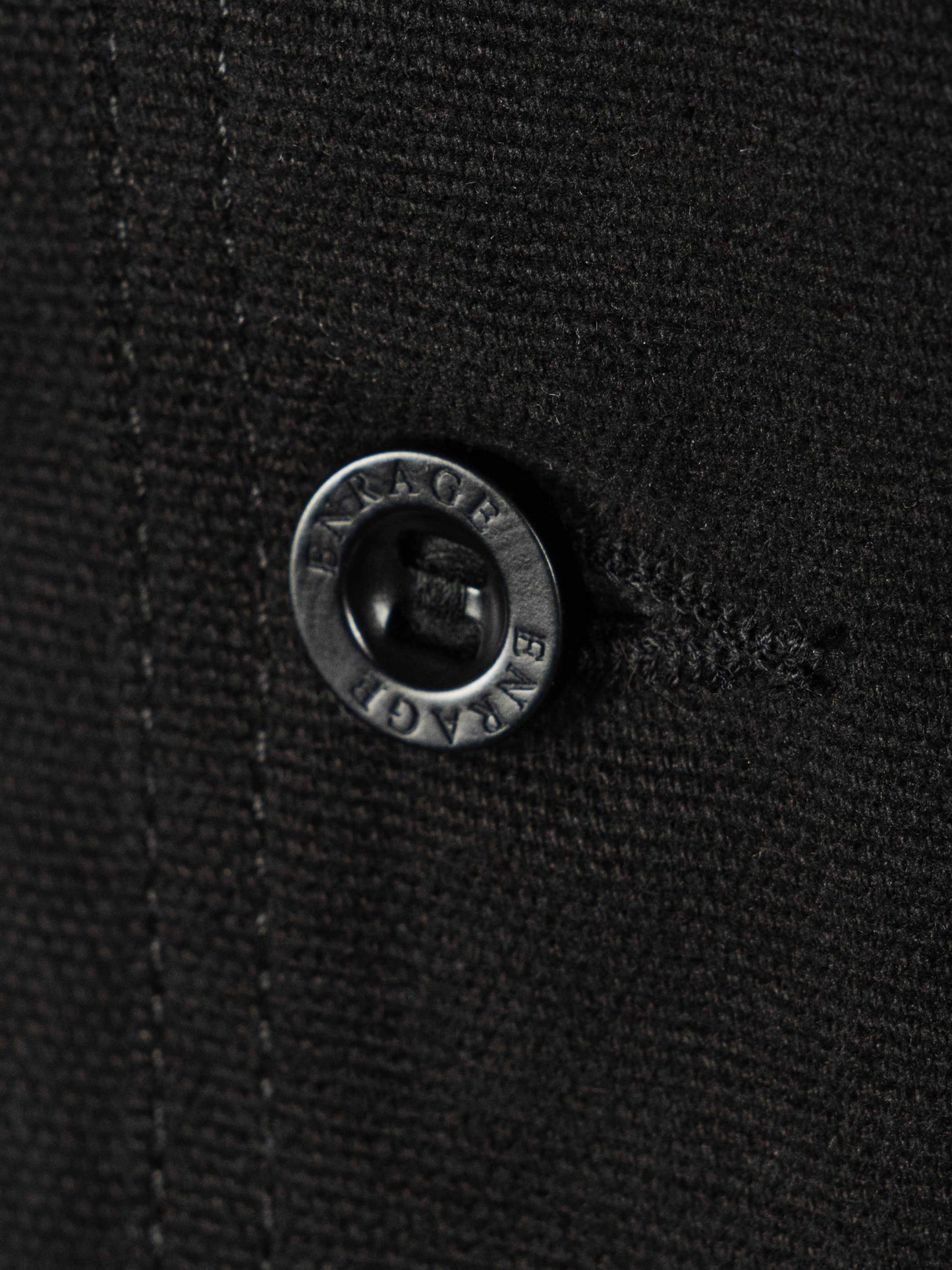 OFFICER PANTS - BLACK CANVAS