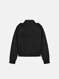 OFFIZIERJACKE – SCHWARZES CANVAS