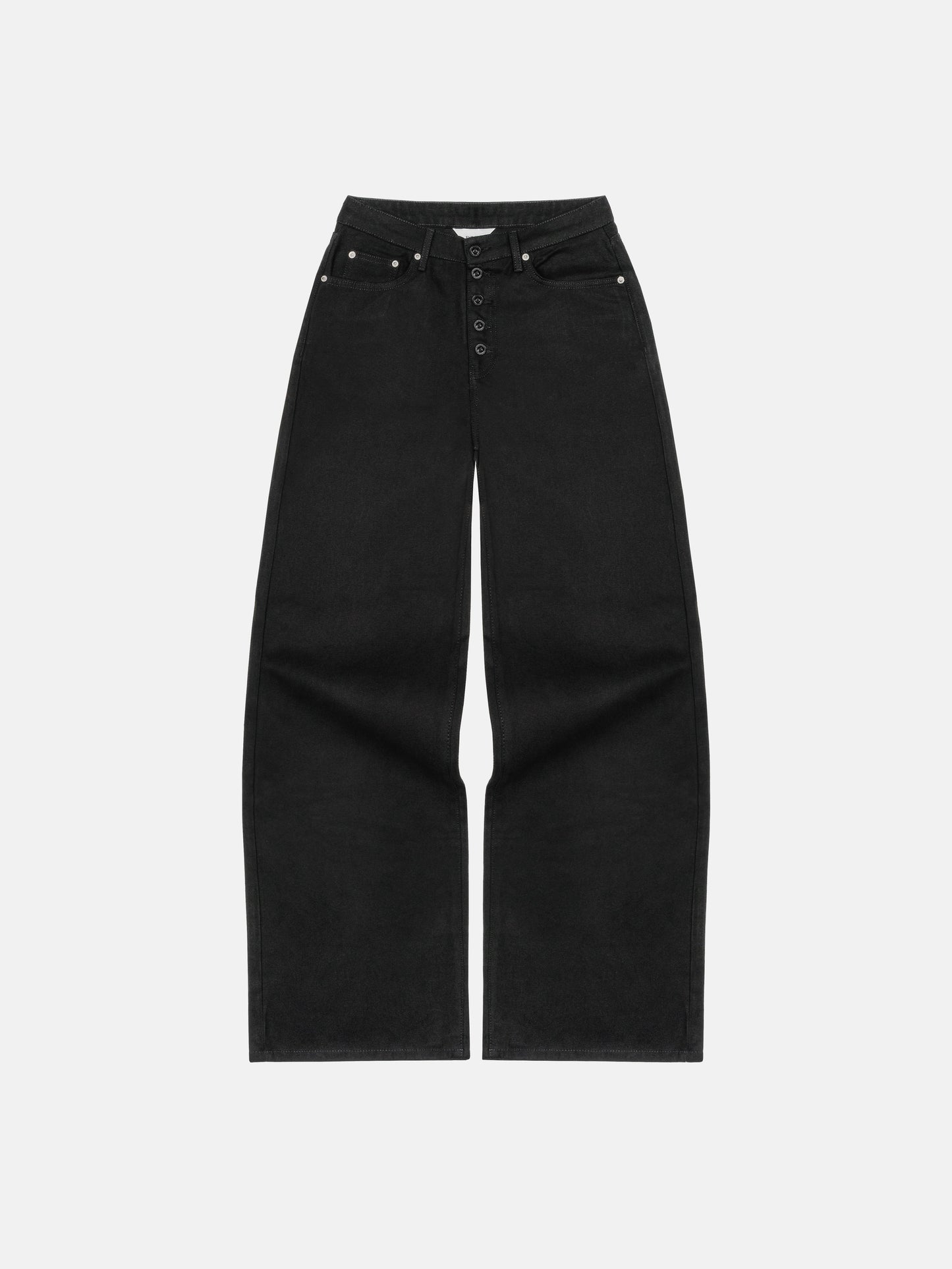 OFFICER PANTS - BLACK CANVAS