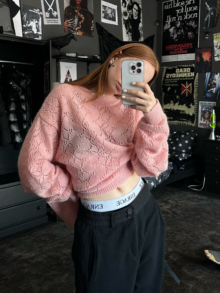 GRANDMA'S SWEATER - PINK