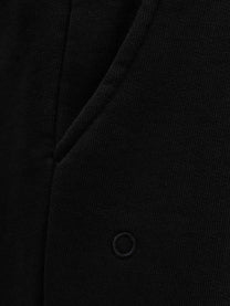 PLEATED SWEATPANTS - BLACK