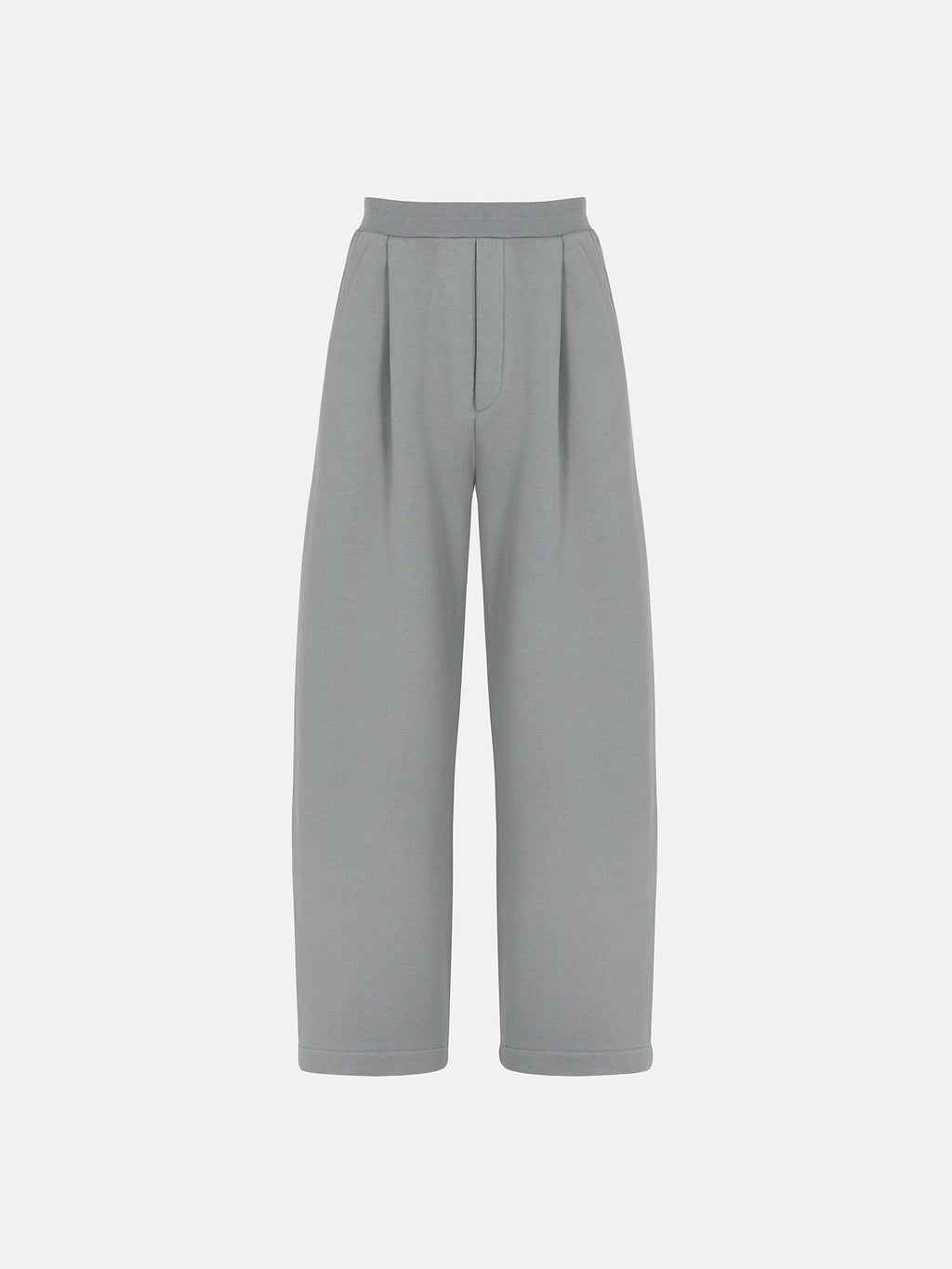 PLEATED SWEATPANTS - GRAY