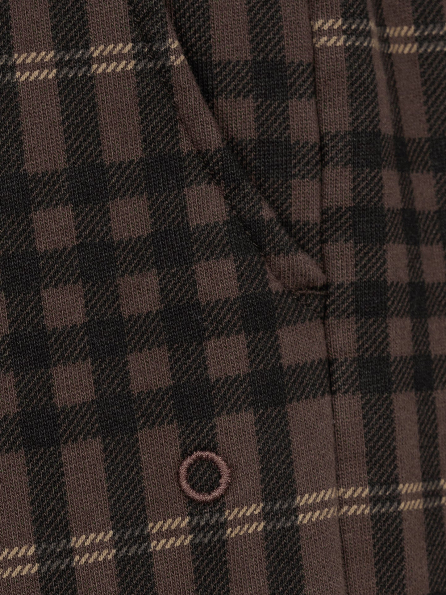 PLEATED SWEATPANTS - TARTAN