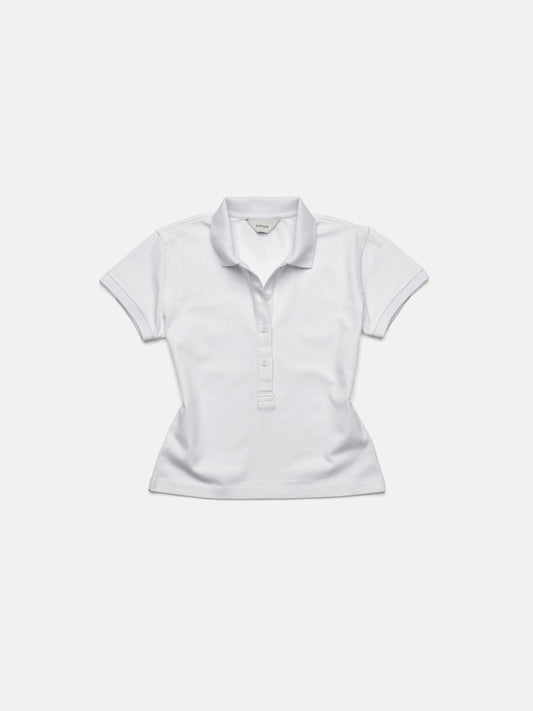 WMN POLO SHIRT 7 - WHITE