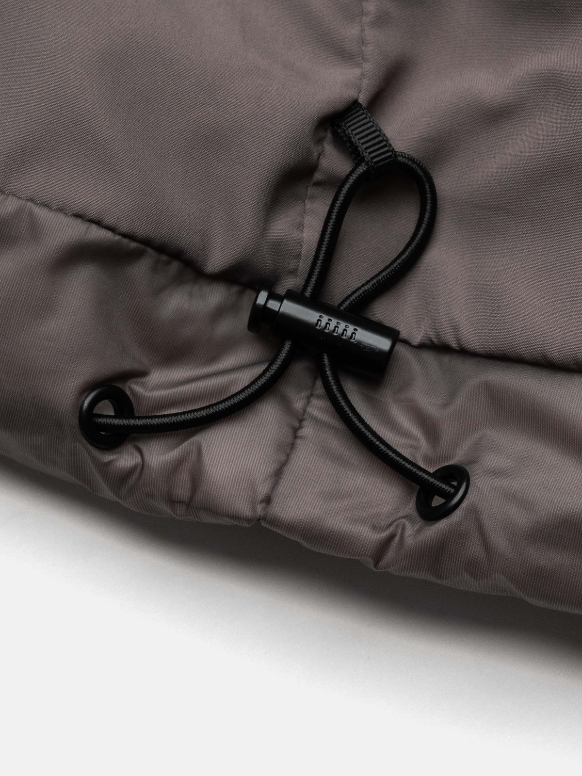 PUFFY JACKET - DYED GREY