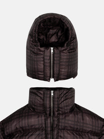 PUFFY JACKET - TARTAN