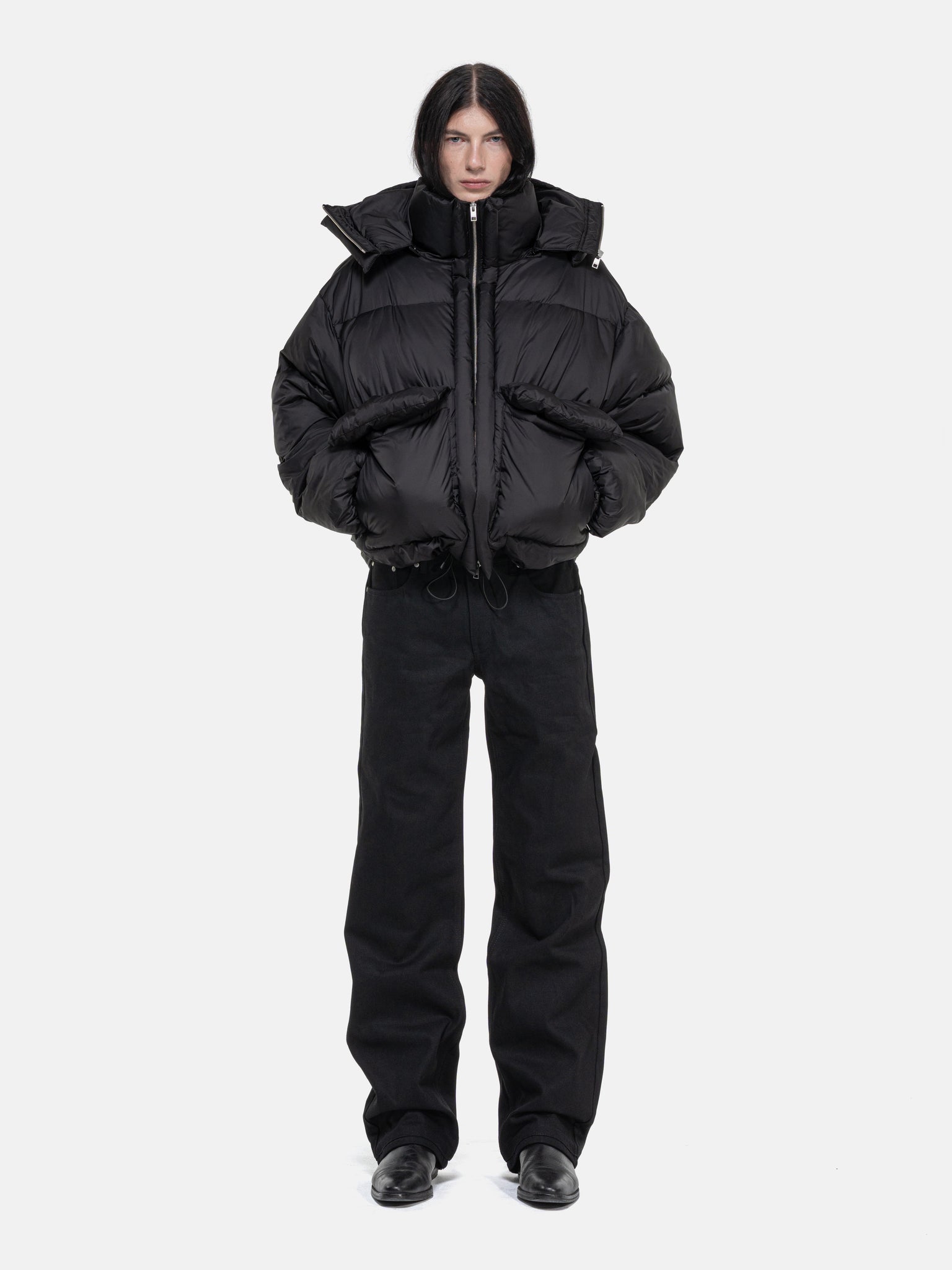 PUFFY JACKET - BLACK