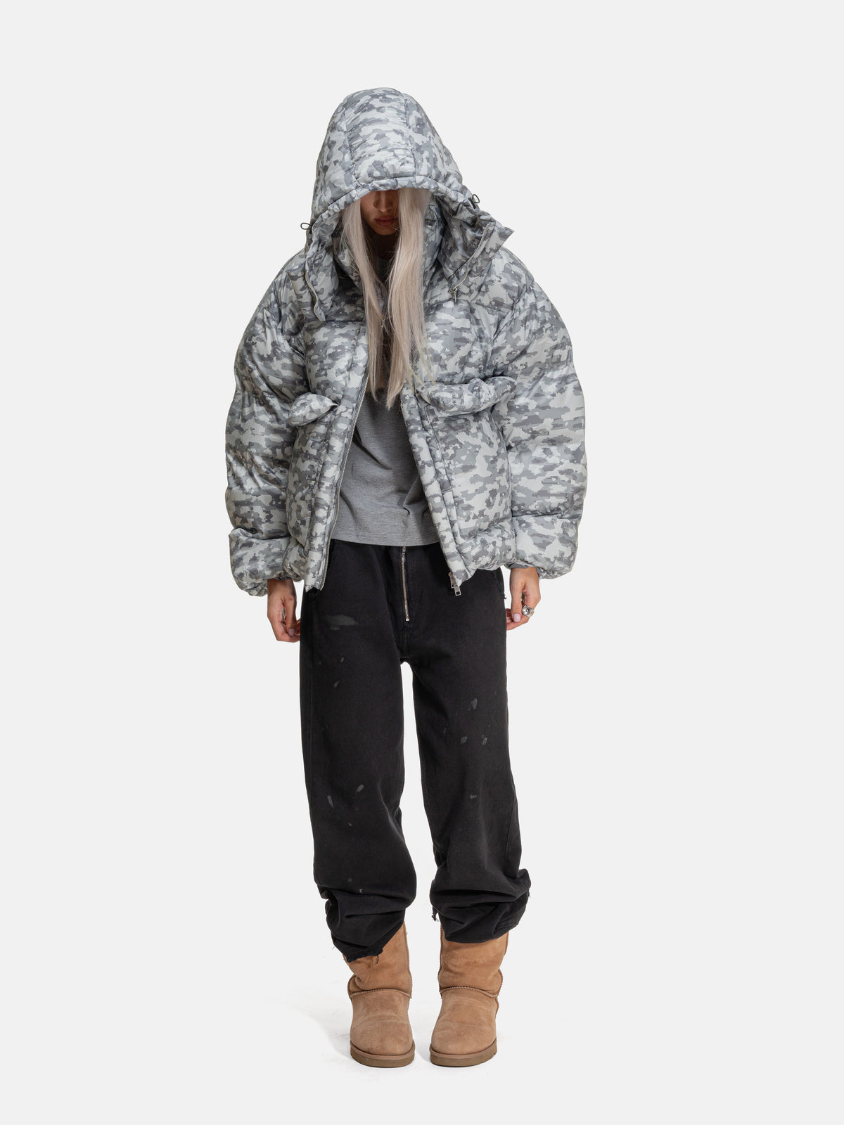 PUFFY JACKET - DIGITAL CAMO