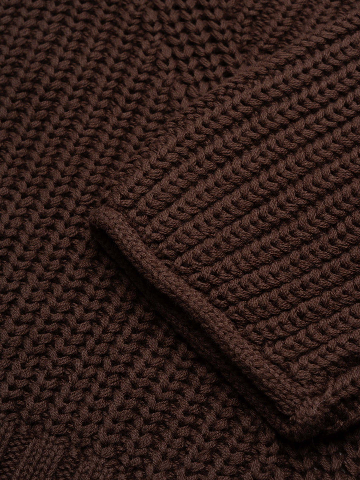 QUARTER ZIP - BROWN