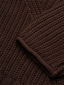 QUARTER ZIP - BROWN
