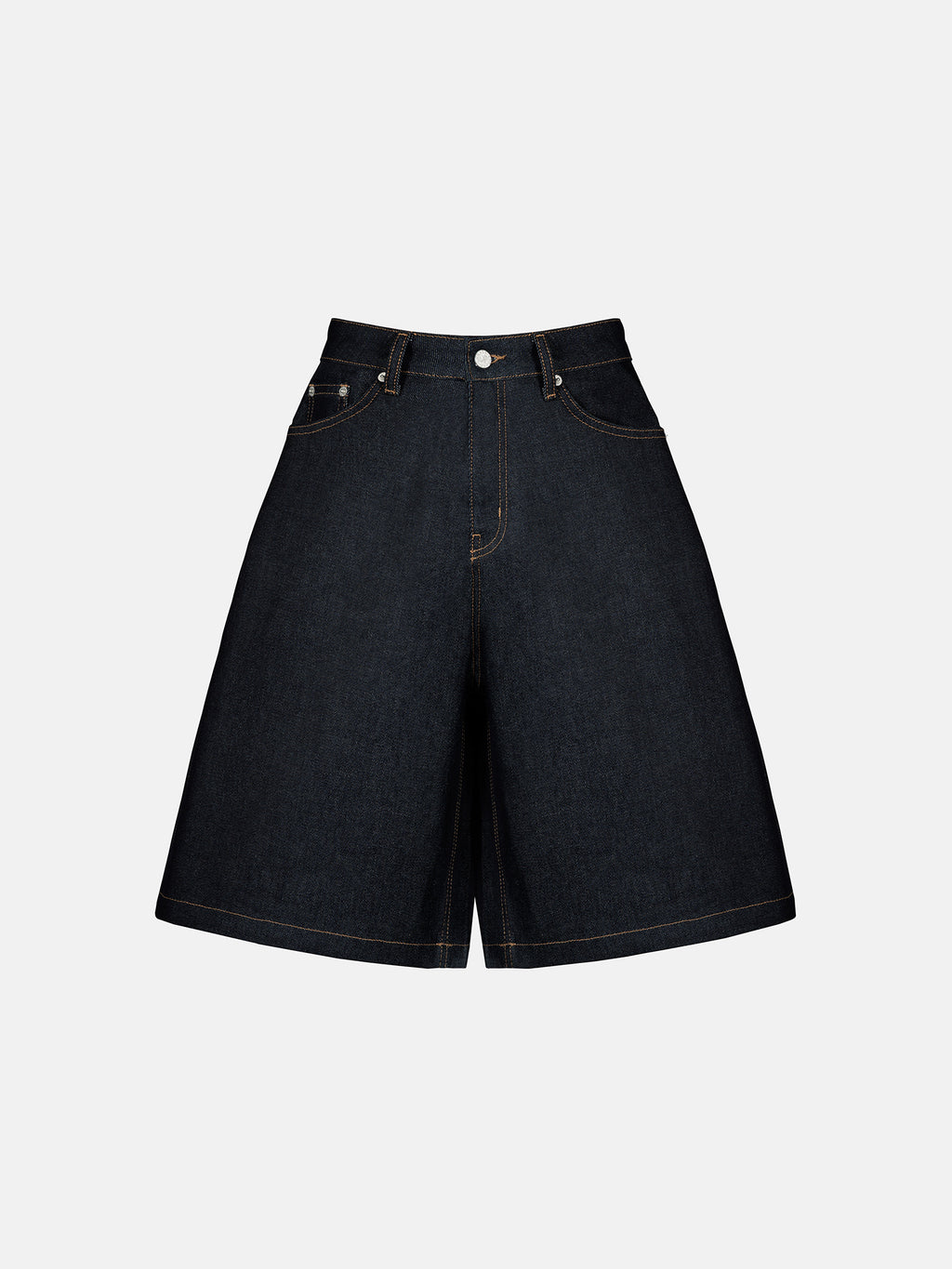 DENIM JORTS - RAW DENIM