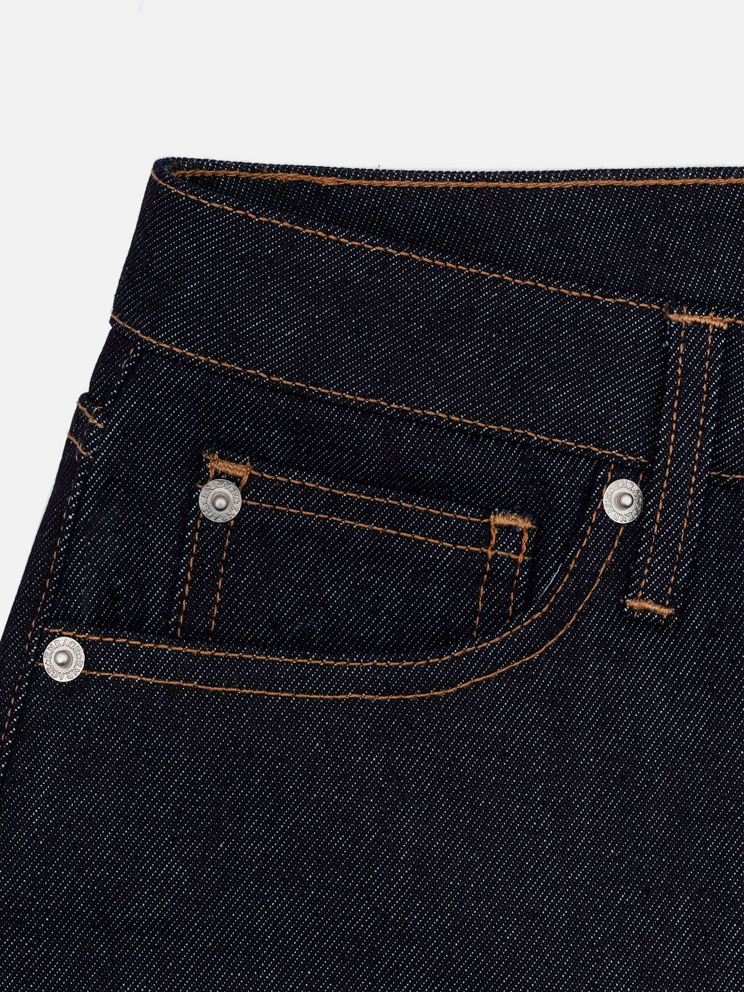 DENIM JORTS - RAW DENIM