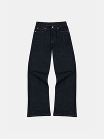 BOOTCUT-JEANS – BLAUER RAW-DENIM