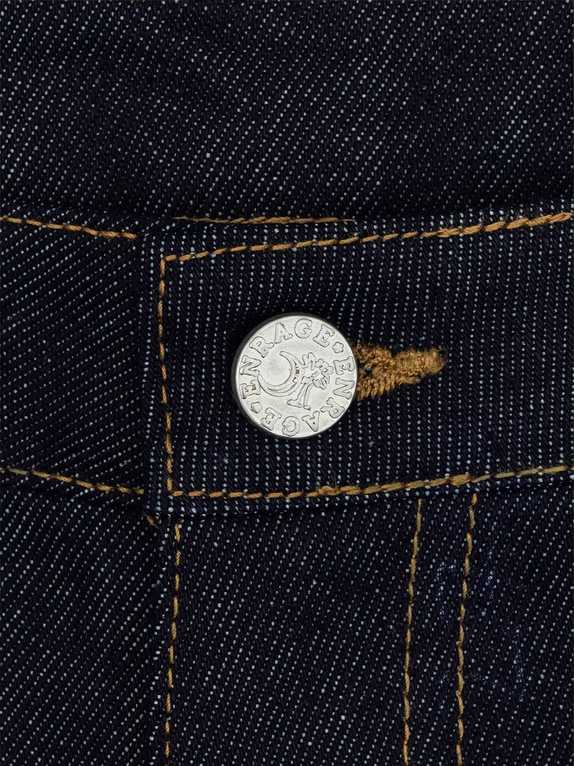 BOOTCUT-JEANS – BLAUER RAW-DENIM