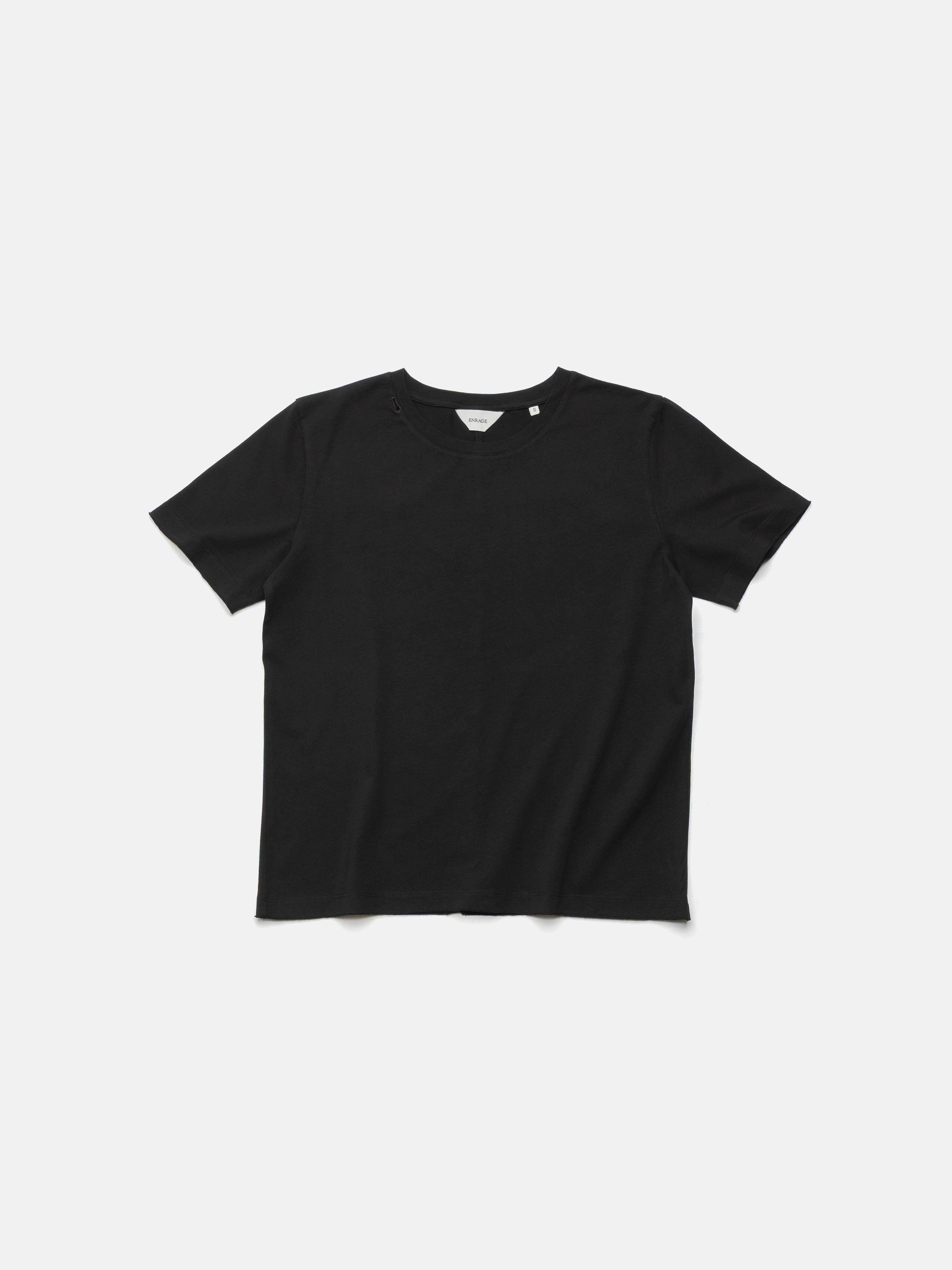 ROUND NECK TEE - BLACK