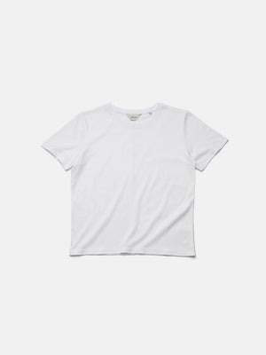 ROUND NECK TEE - WHITE