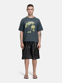 SINGLE STITCH TEE - SCREAM WASHED BLACK