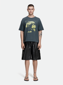 SINGLE STITCH TEE - SCREAM WASHED BLACK