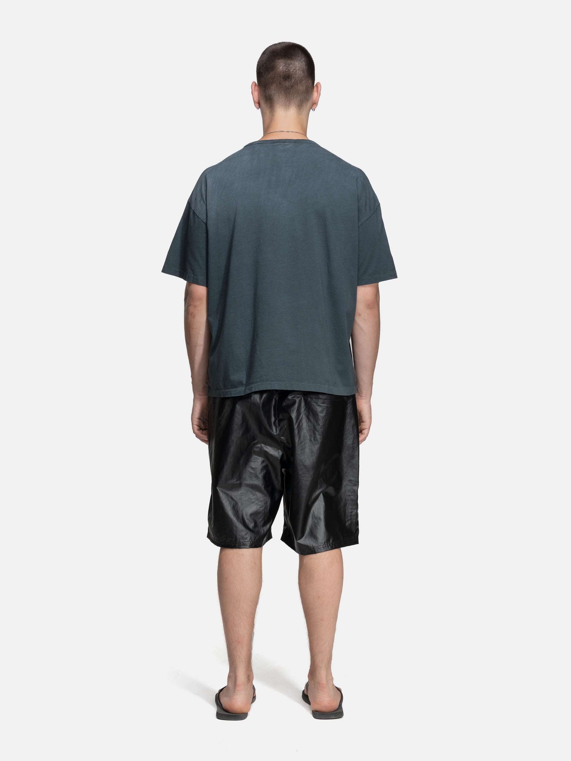 SINGLE STITCH TEE - SCREAM WASHED BLACK