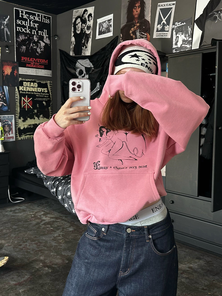 SECRET HOODIE - PINK