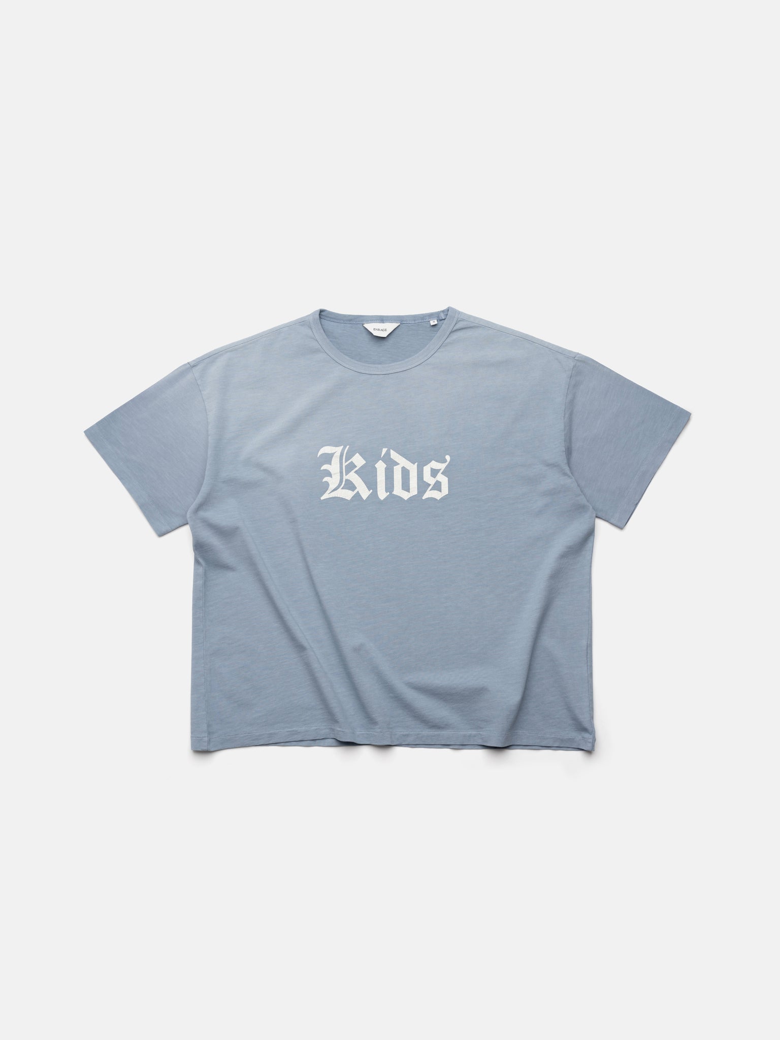 SINGLE STITCH TEE - KIDS DUSTY BLUE