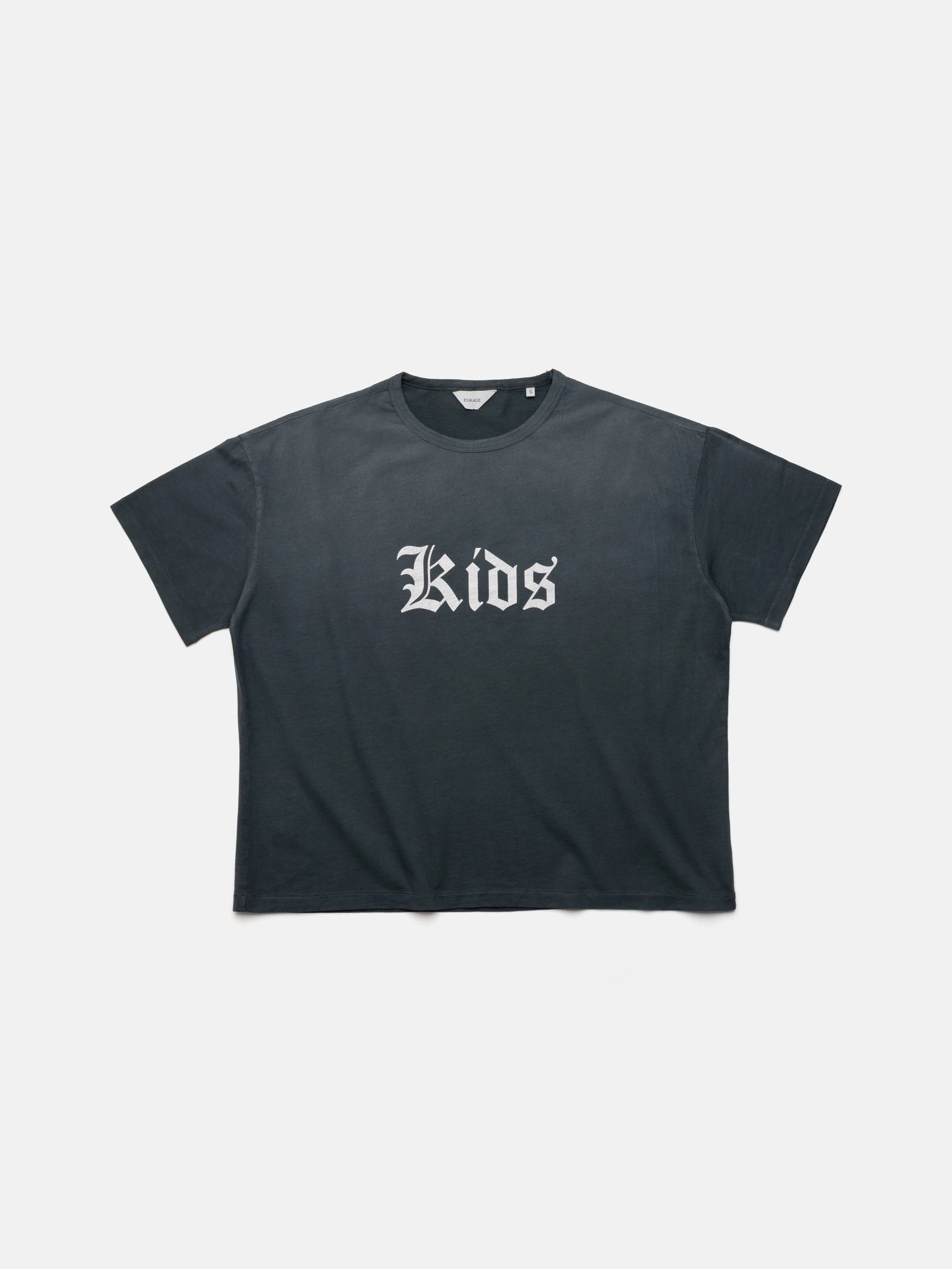 SINGLE STITCH TEE - KIDS WASHED BLACK