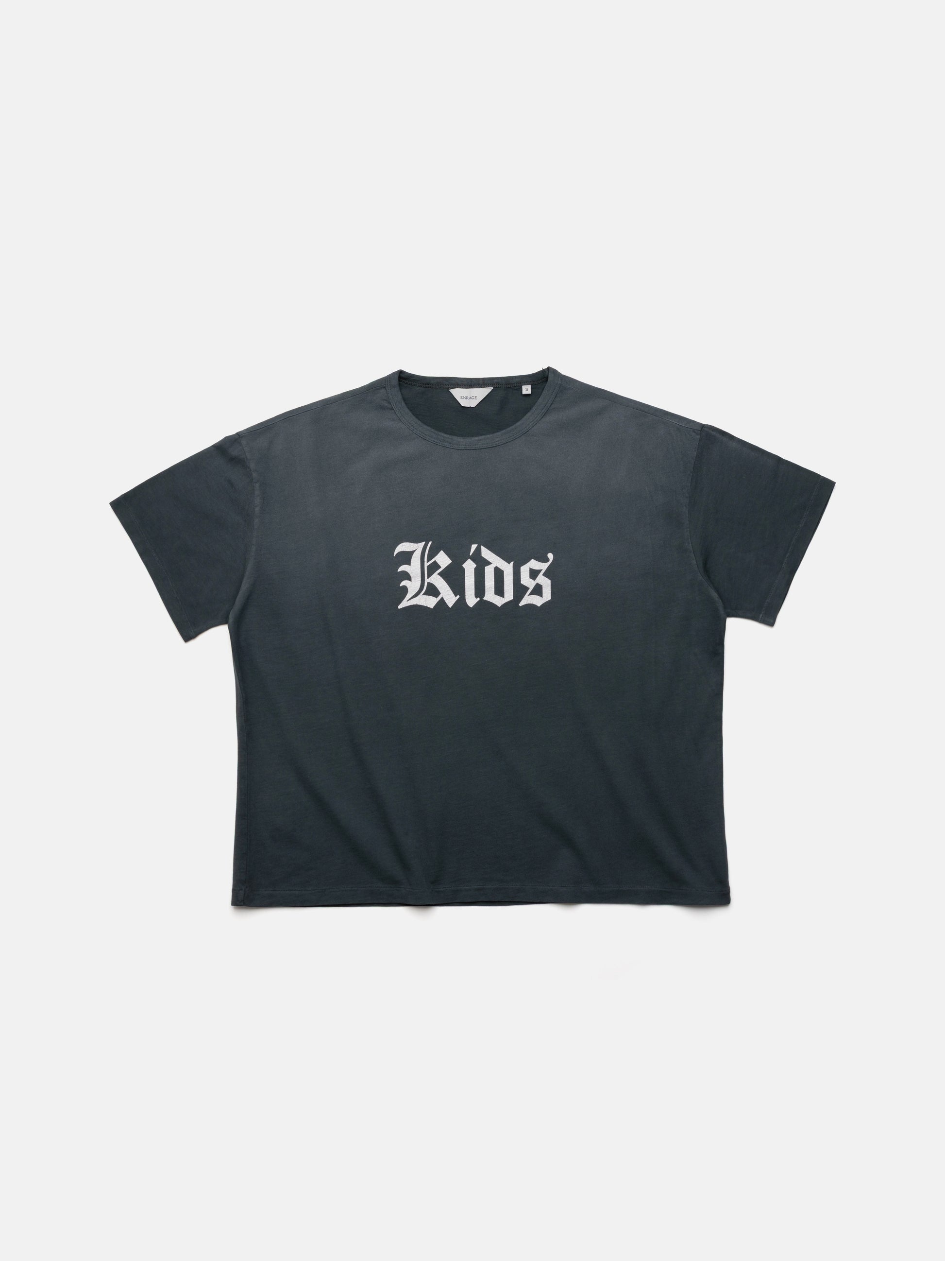 SINGLE STITCH TEE - KIDS WASHED BLACK
