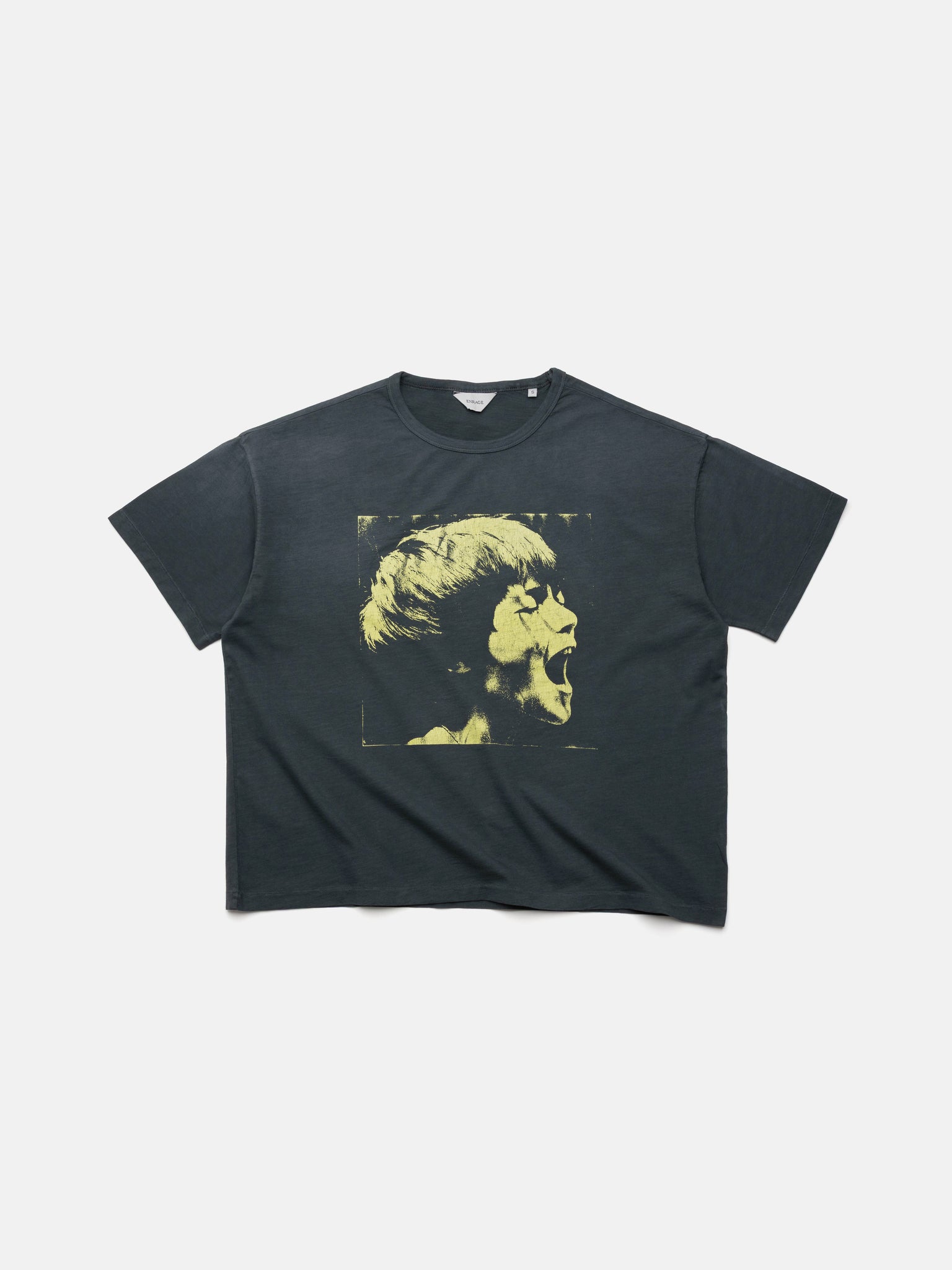 SINGLE STITCH TEE - SCREAM WASHED BLACK