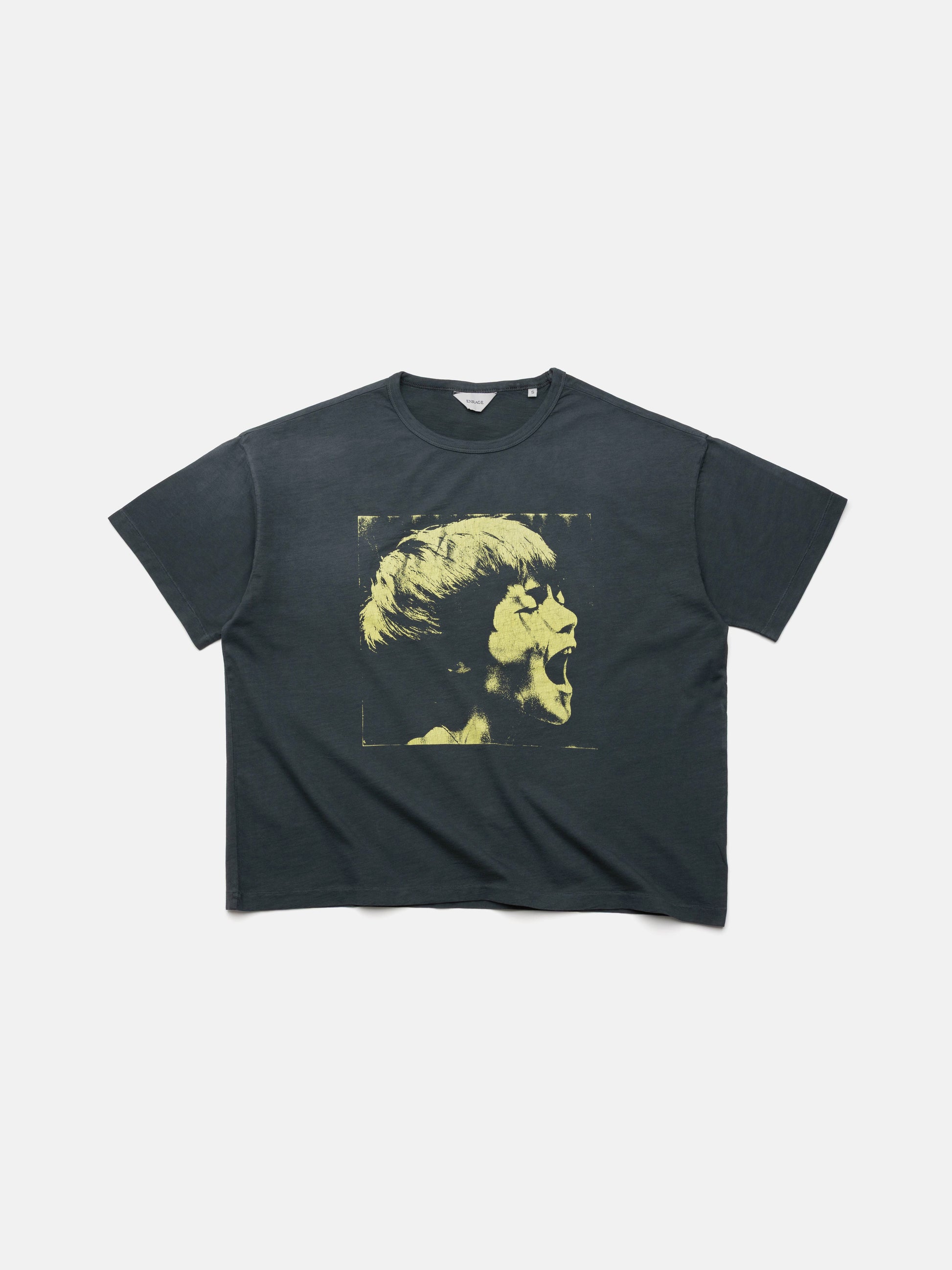 SINGLE STITCH TEE - SCREAM WASHED BLACK