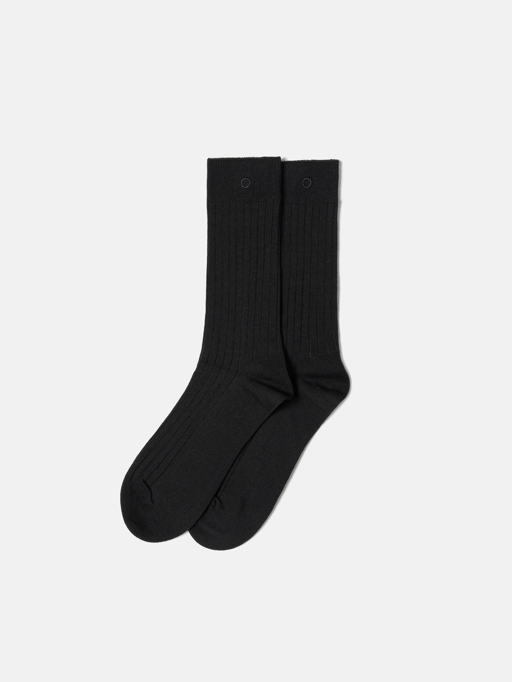RIBBED SOCKS - BLACK