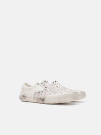 SLIP ON SNEAKER - WHITE LEOPARD
