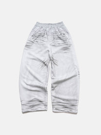 SCHMUTZIGE SPRAY-SWEATPANTS - WEISS