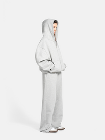 THE BLANC ZIP HOODIE - GRAY